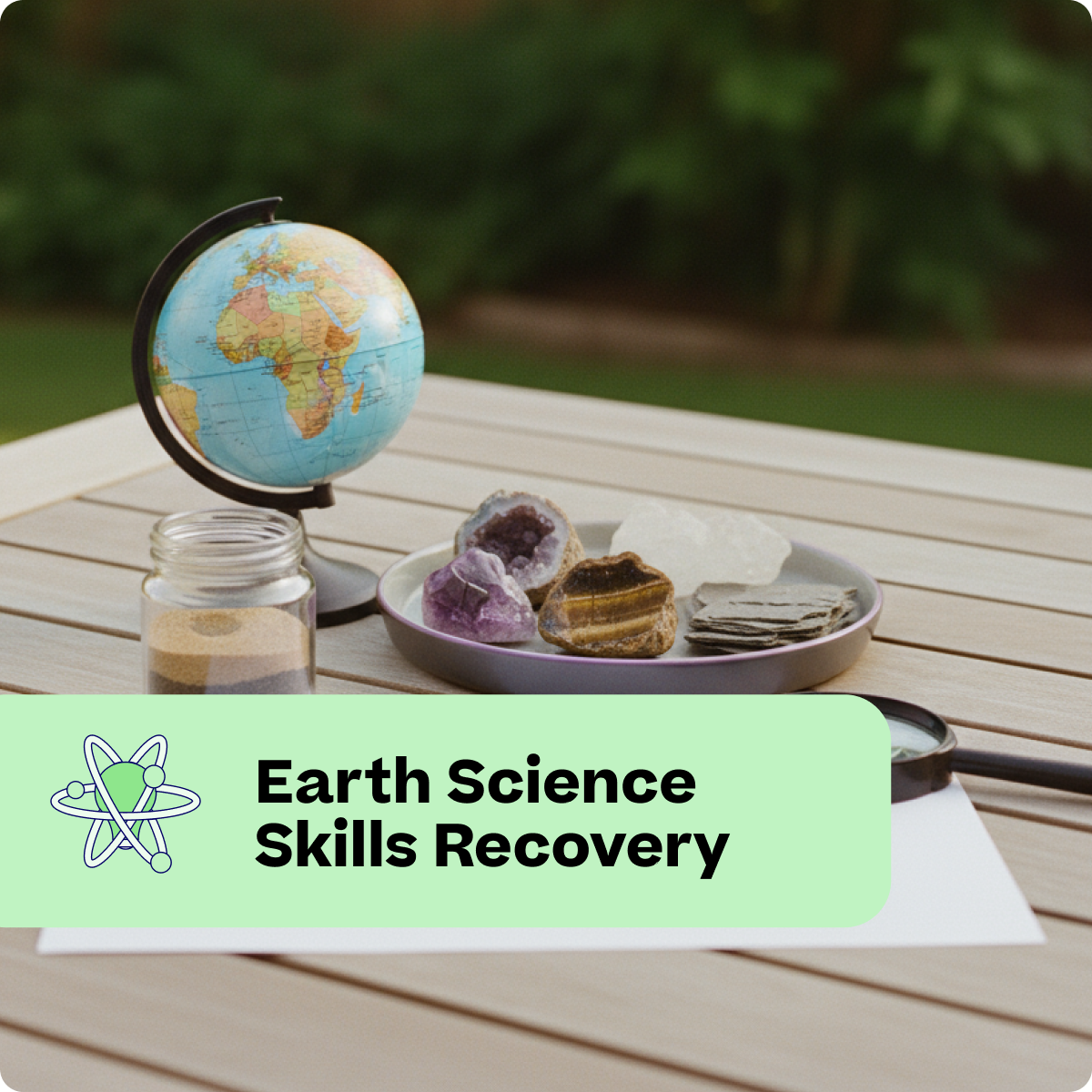 Sciences de la Terre - Récupération des compétences