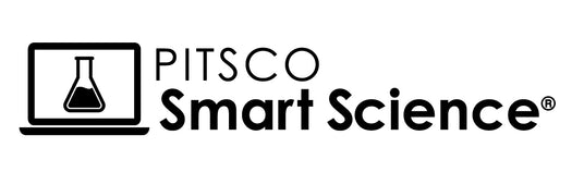 PITSCO Smart Science logo with a laptop and beaker icon on a white background